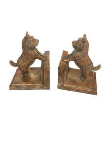 6.5" Frisky Dogs Scottish Terrier Bookends