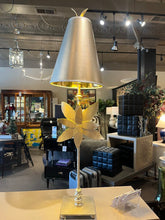 Load image into Gallery viewer, 37&quot; PAIR of Lucas McKearn Azalea Weathered Silver Buffet Lamps
