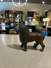 Load image into Gallery viewer, 4&quot; Antique Cast Iron Lion Stil Bank
