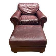 Load image into Gallery viewer, 41&quot;W x 38.5&quot;D x 32&quot;H Bradington Young Leather Chair &amp; A Half
