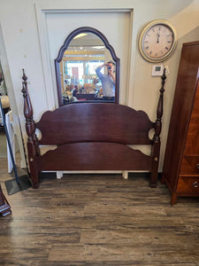 64" L Queen Harden Mahogany Poster Bed