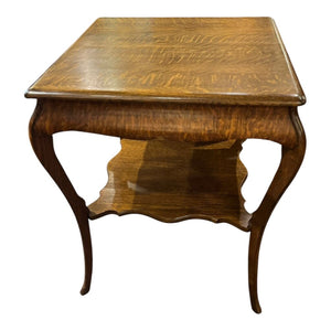 28.5"H x 24"Sq Antique American Classical Fern Table