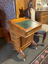 Load image into Gallery viewer, 31&quot;H x 20.5&#39;D x 20.5&quot;D Antique Davenport Desk
