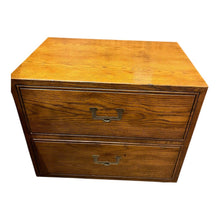 Load image into Gallery viewer, 25&quot;W x 21.5&quot;H x 18&quot;D Artefacts by Henredon Campaign Nightstand
