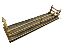 Load image into Gallery viewer, 34.5" Brass Fireplace Bumper

