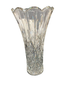 14" Gorham Crystal Cut Vase