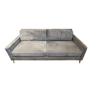 74"L x 32"D x 29.5"H Modway Inc. Velvet Sofa