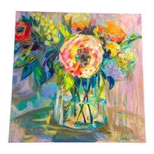 Load image into Gallery viewer, 48&quot;Sq &quot;Confetti Floral&quot; Original Painting by Jeanette Vertentes
