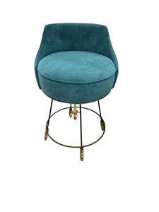 39" H x 25" Dia. Nick Alain Claudett Bar Stool