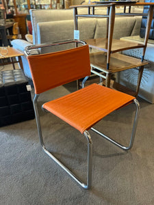 30"H x 20"D x 19"W Nicos Zographos Cantilever Chair by GF w/ Original Wool Fabric 2 Available at Hertel Ave