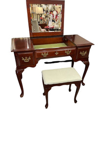 45" L x 21" D X 31" H Tradition Vanity w/ Bench 28" x 12" x 19" H (Imperfect)