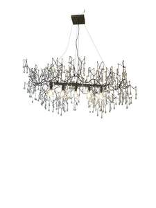 45.5" x 25" x 16" H Pottery Barn Lucindra Branch Chandelier