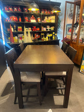 Load image into Gallery viewer, 54&quot;L x 36&quot;D x 36&quot;H Ashley Counter Height Extendable Table w/ 4 Chairs
