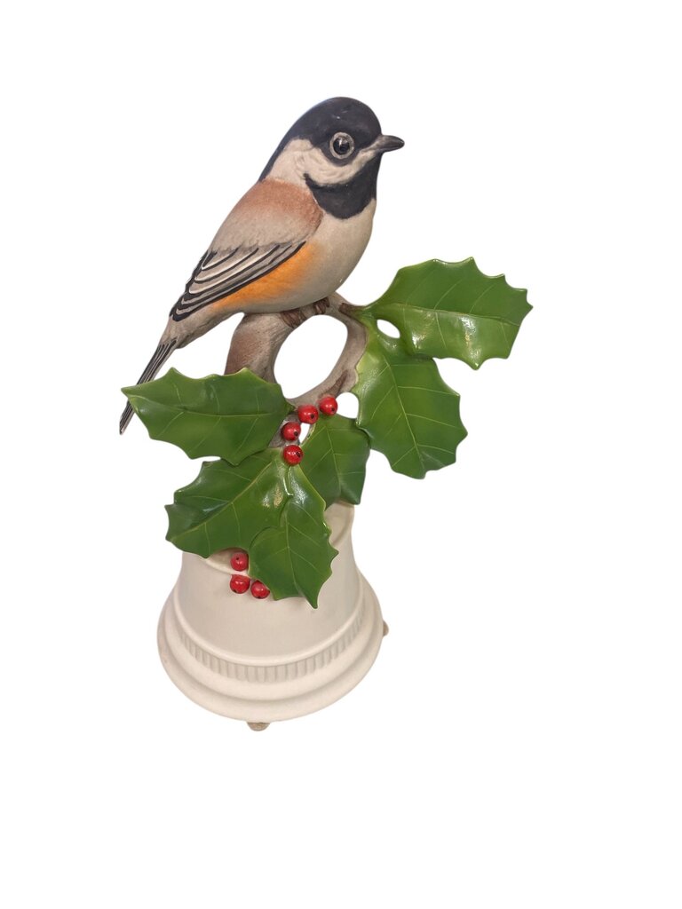 Vintage Boehm Black Capped Chicadee Bird