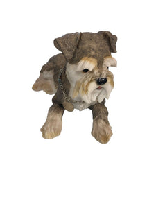 10" Schnauzer Dog Figurine