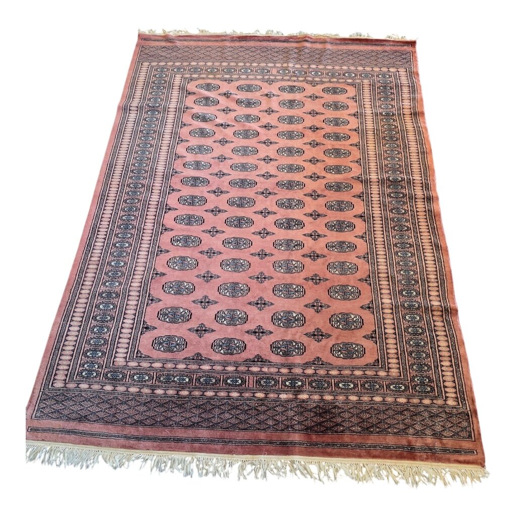 8' x 6' Bokhan Hand Knotted Area Rug