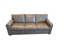 Load image into Gallery viewer, 88&quot; L x 39&quot; D x 31&quot; H Neutral Leather Sofa Made by England(2024)
