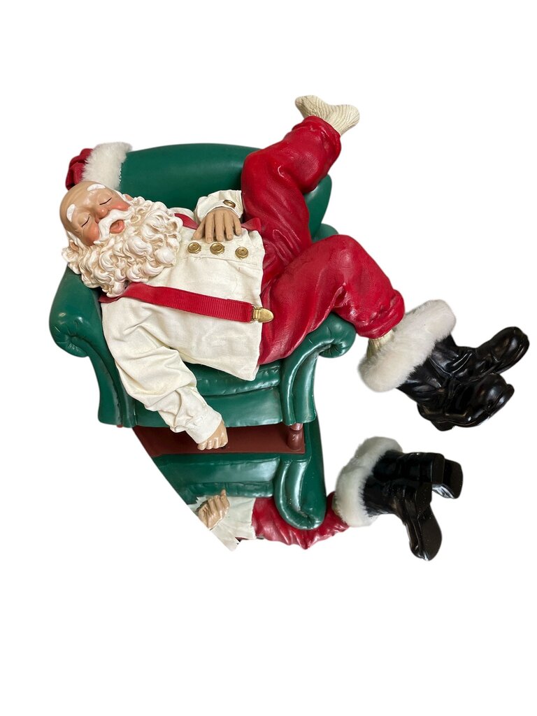 Clothtique Santa Catching Some Zeees w/ Box (Imperfect)
