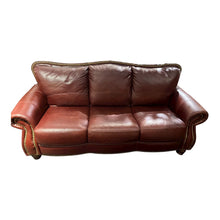 Load image into Gallery viewer, 89&quot;L x 36&quot;D x 37&quot;H Divani Chateu D&#39;Az Leather Sofa
