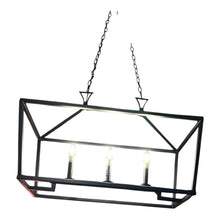 Load image into Gallery viewer, 29"L x 10'L Chain Diana 3 Light Chandelier
