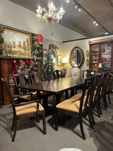 Load image into Gallery viewer, 8&#39;L x 41&quot;D x 29.75&quot;H Bassett Dining Table w/ 10 Chairs (retails for $11,000)
