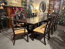 Load image into Gallery viewer, 8'L x 41"D x 29.75"H Bassett Dining Table w/ 10 Chairs (retails for $11,000)
