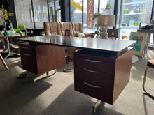 Load image into Gallery viewer, 66"L x 27"Dx 29"H Thonet Executive Writing Desk
