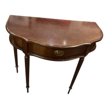 Load image into Gallery viewer, 31.5"L x 29.5"H x 16"D Bombay Demilune Table w/ 1 Drawer
