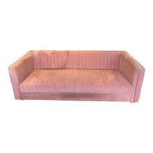 Load image into Gallery viewer, 87"L x 36.5"W x 28"H Modway Sanguine Vertical Tufted Velvet Sofa
