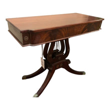 Load image into Gallery viewer, 38"W x 31"H x 18"D Kittinger Vintage Demilune Entry/ Hall Table IMPERFECT
