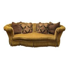 Load image into Gallery viewer, 126"L x 52"D x 37"H Century Furniture Damask Grandiose Curved Sofa w/ Pillows
