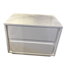 Load image into Gallery viewer, 24" W x 16" D x 18" H Gallery White 2-Drawer Nightstand

