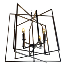 Load image into Gallery viewer, 27"H Millenium Lighting Nellis 4-Light Pendant w/ Oil Rubbed Bronze Finish NEW
