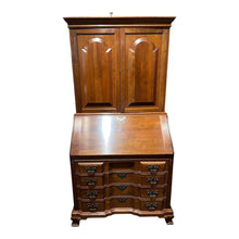 Load image into Gallery viewer, 73"H x 36"W x 22"D Maddox of Jamestown NY Cherry Chippendale Secretary Desk
