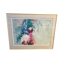 Load image into Gallery viewer, 36.5"x 28.5" Abstract Acrylic &amp; Gauiche Painting in Custom Frame Signed
