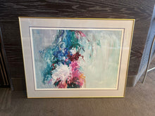 Load image into Gallery viewer, 36.5"x 28.5" Abstract Acrylic &amp; Gauiche Painting in Custom Frame Signed
