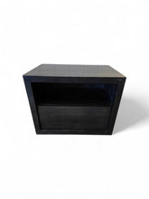 Load image into Gallery viewer, 17.5" x 27" x 21" H Williams Sonoma Home Black Night Stand ( 2 Available)
