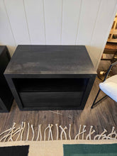 Load image into Gallery viewer, 17.5" x 27" x 21" H Williams Sonoma Home Black Night Stand ( 2 Available)
