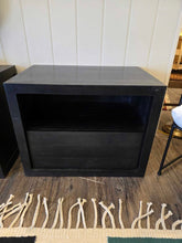 Load image into Gallery viewer, 17.5" x 27" x 21" H Williams Sonoma Home Black Night Stand ( 2 Available)
