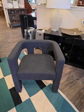Load image into Gallery viewer, 27" H x 24.5" W CB2 Stature Black Boucle Chair ( 2 Available)

