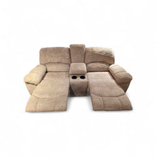 Load image into Gallery viewer, 77"x41"x38" Lazy Boy Neutral Wall Hugger Power Recliner Love Seat
