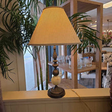Load image into Gallery viewer, 31" ETHAN ALLEN Bronze Embossed Table Lamp
