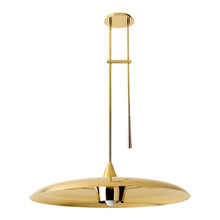 Load image into Gallery viewer, 51"L CB2 Brio Polished Brass Pendant Light
