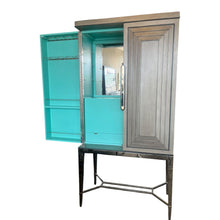 Load image into Gallery viewer, 42.25"W x 20.25"D x 84.25"H Lexington Cheval Bar Cabinet Retails for $6879
