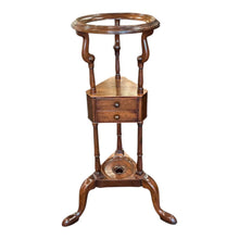 Load image into Gallery viewer, 16"Dia x 32"H Kittinger Williamsburg Basin Stand refinished by Tonawanda Woodworks
