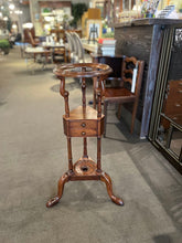 Load image into Gallery viewer, 16"Dia x 32"H Kittinger Williamsburg Basin Stand refinished by Tonawanda Woodworks

