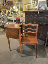 Load image into Gallery viewer, 31.5"L x 13.75"D x 30"H Antique Telephone Table/ Gossip Bench refinished by Tonawanda Woodworks
