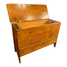 Load image into Gallery viewer, 43.5"W x 16"D x 30"H Antique 19th Century American Pine 1 Drawer Blanket Chest
