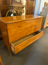 Load image into Gallery viewer, 43.5"W x 16"D x 30"H Antique 19th Century American Pine 1 Drawer Blanket Chest
