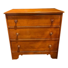 Load image into Gallery viewer, 33.5"W x 18.5"D x 34"H Antique Solid Maple Chest of Drawers
